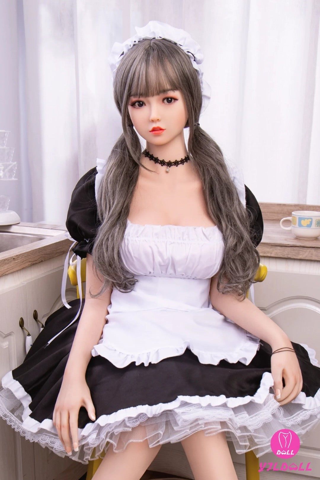 Cassandra seksnukk (YJL Doll 165 cm D-Cup #405 TPE + silikoon)