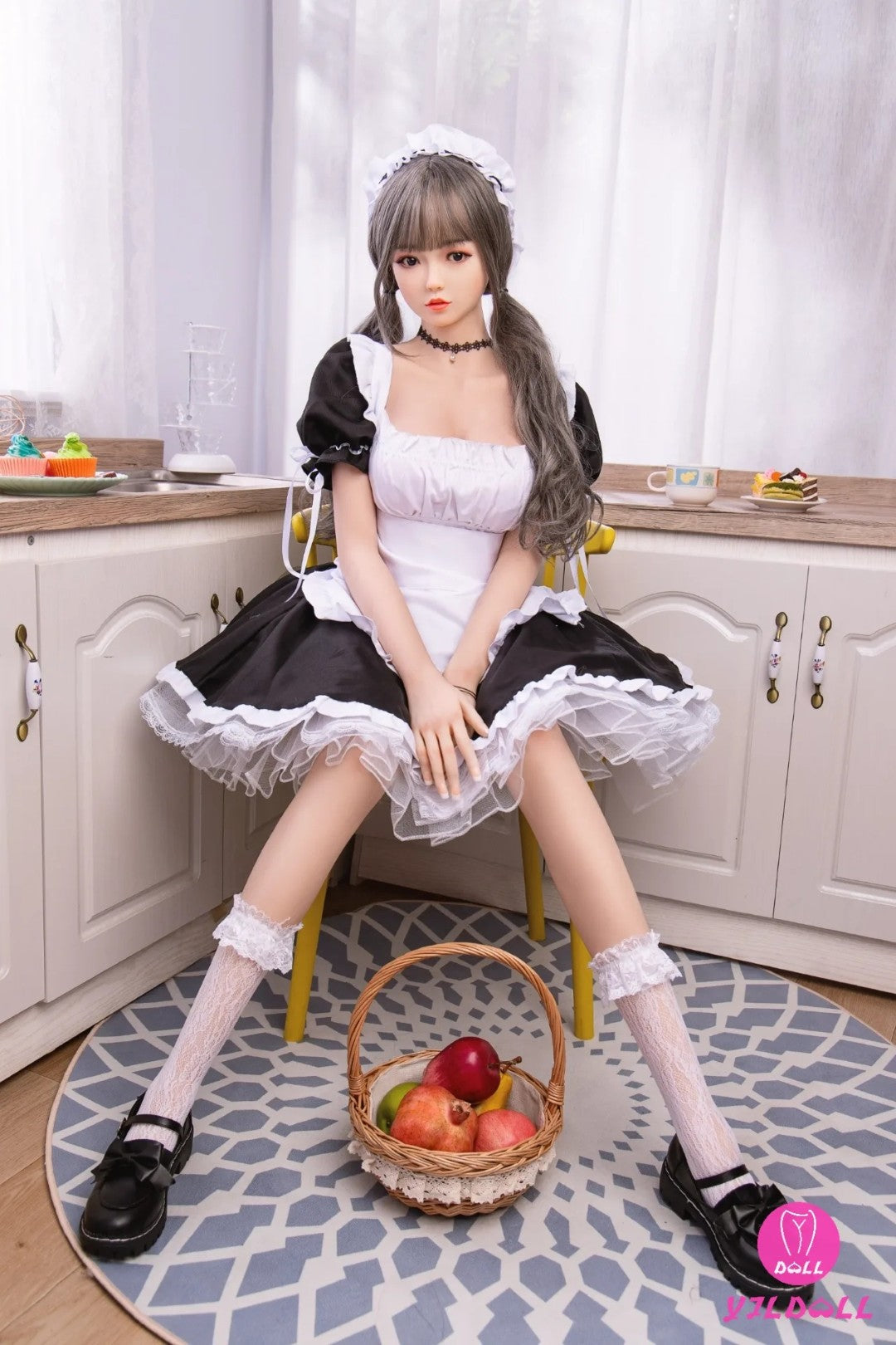 Cassandra seksnukk (YJL Doll 165 cm D-Cup #405 TPE + silikoon)