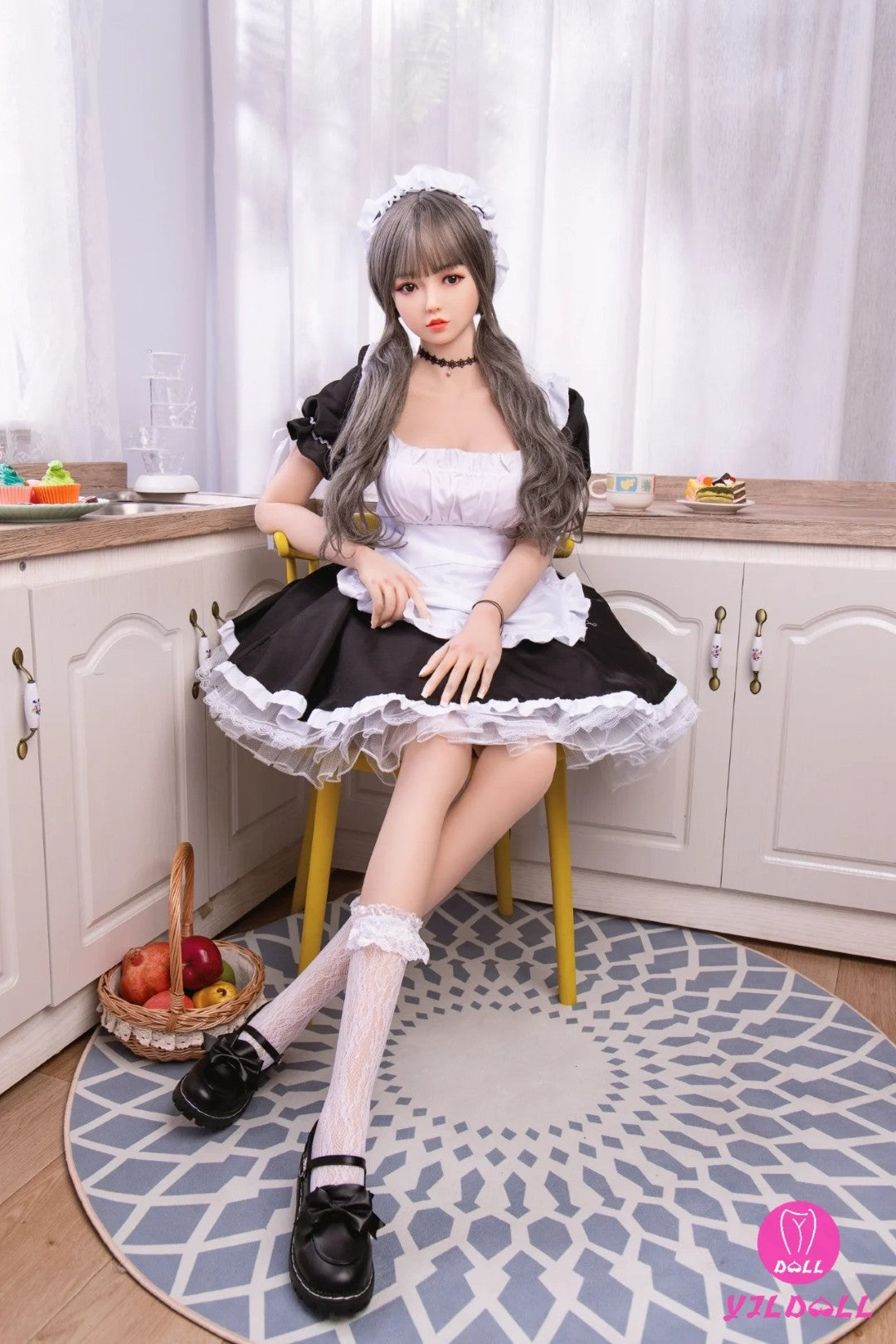Cassandra seksnukk (YJL Doll 165 cm D-Cup #405 TPE + silikoon)