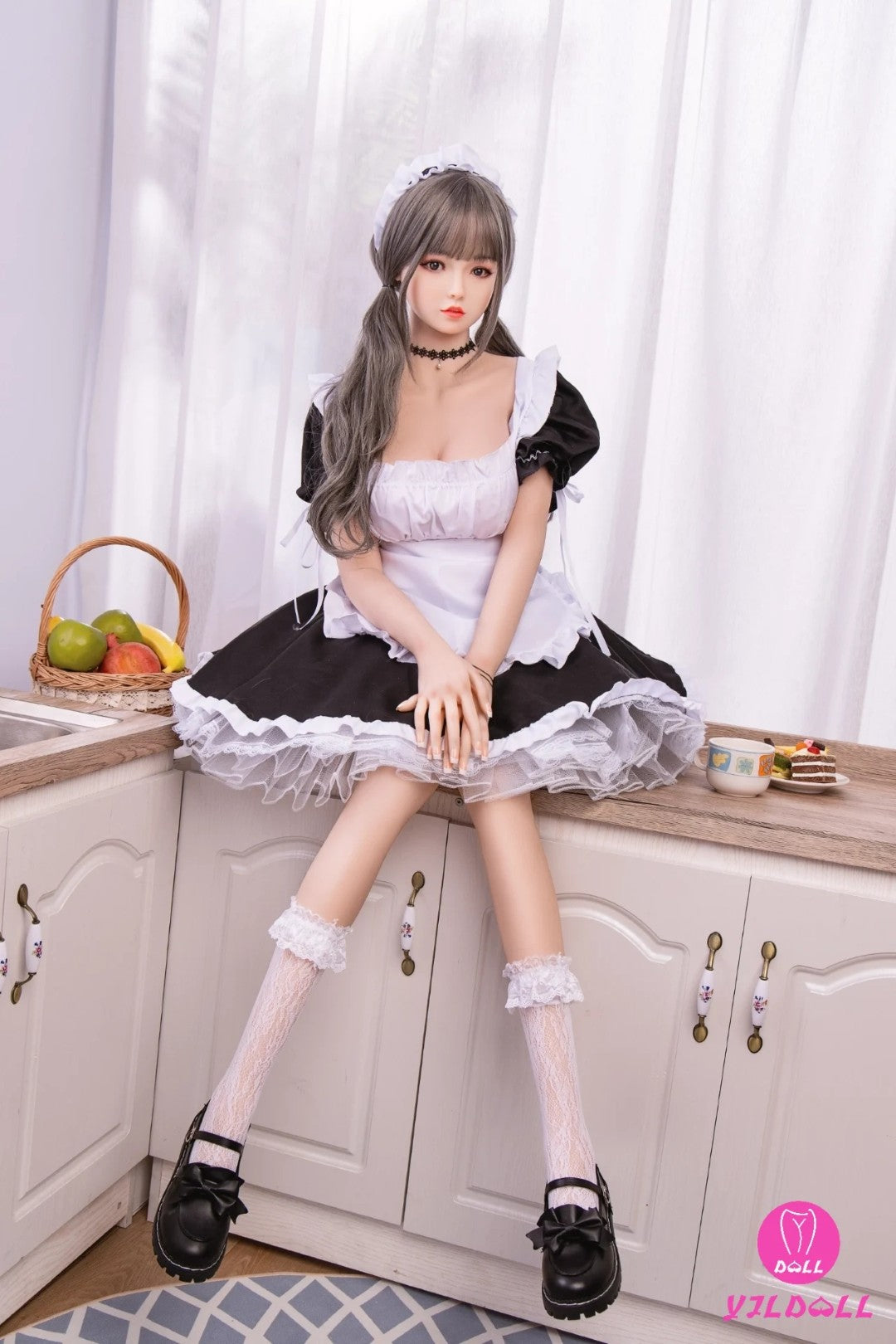 Cassandra seksnukk (YJL Doll 165 cm D-Cup #405 TPE + silikoon)