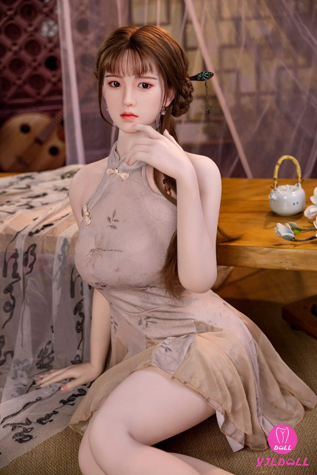 Emmy seksinukk (YJL Doll 165 cm D-Cup #396 TPE + silikoon)
