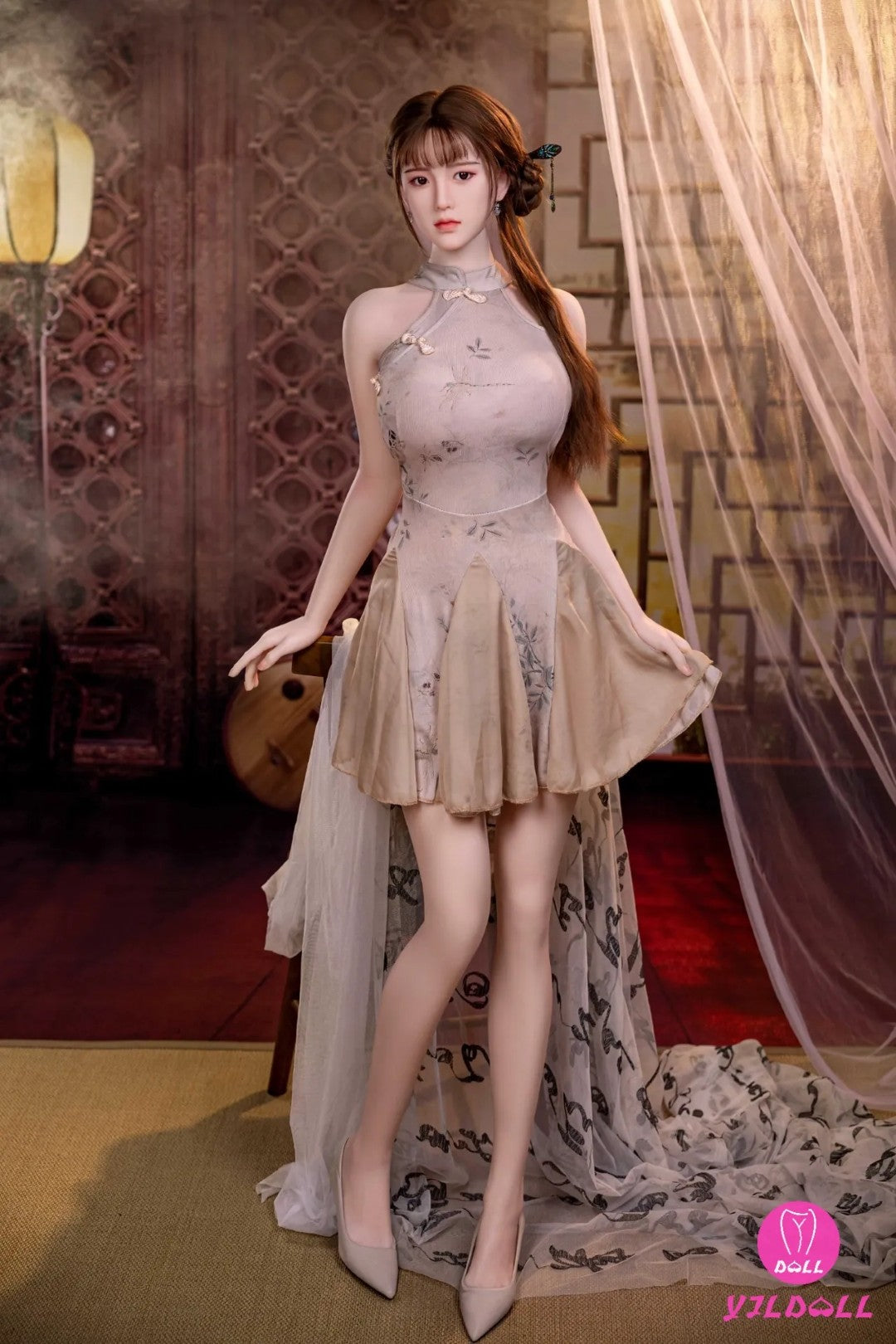 Emmy seksinukk (YJL Doll 165 cm D-Cup #396 TPE + silikoon)