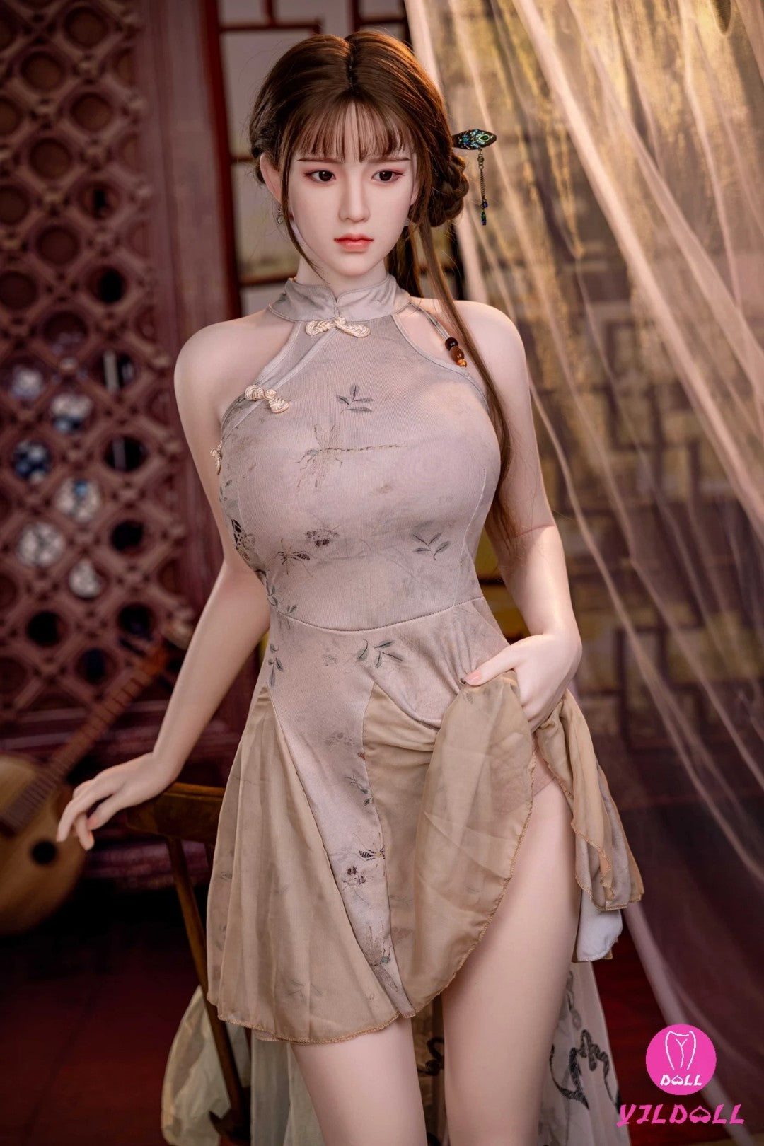 Emmy seksinukk (YJL Doll 165 cm D-Cup #396 TPE + silikoon)
