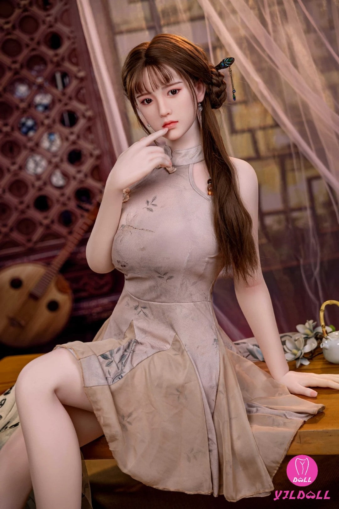 Emmy seksinukk (YJL Doll 165 cm D-Cup #396 TPE + silikoon)