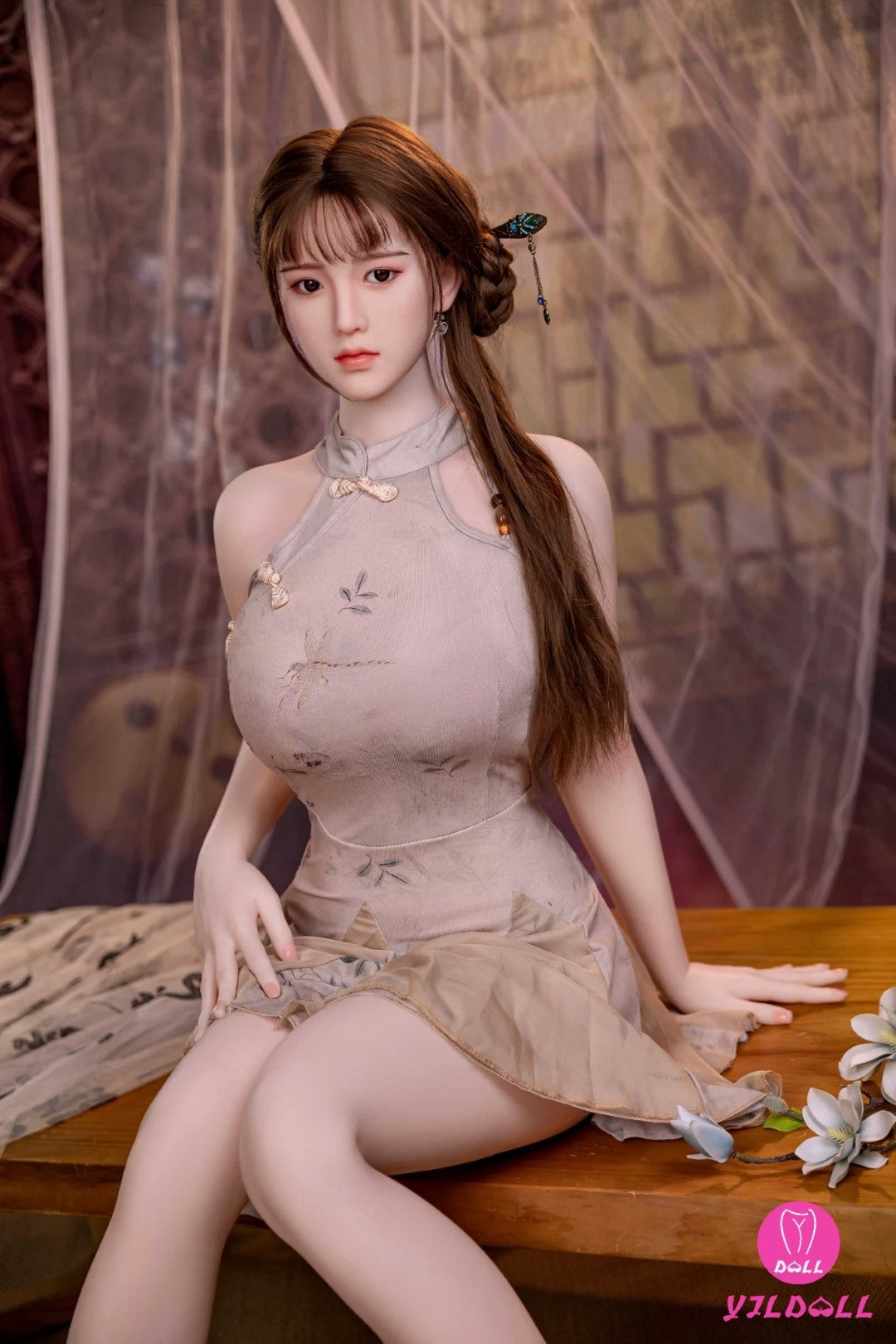 Emmy seksinukk (YJL Doll 165 cm D-Cup #396 TPE + silikoon)