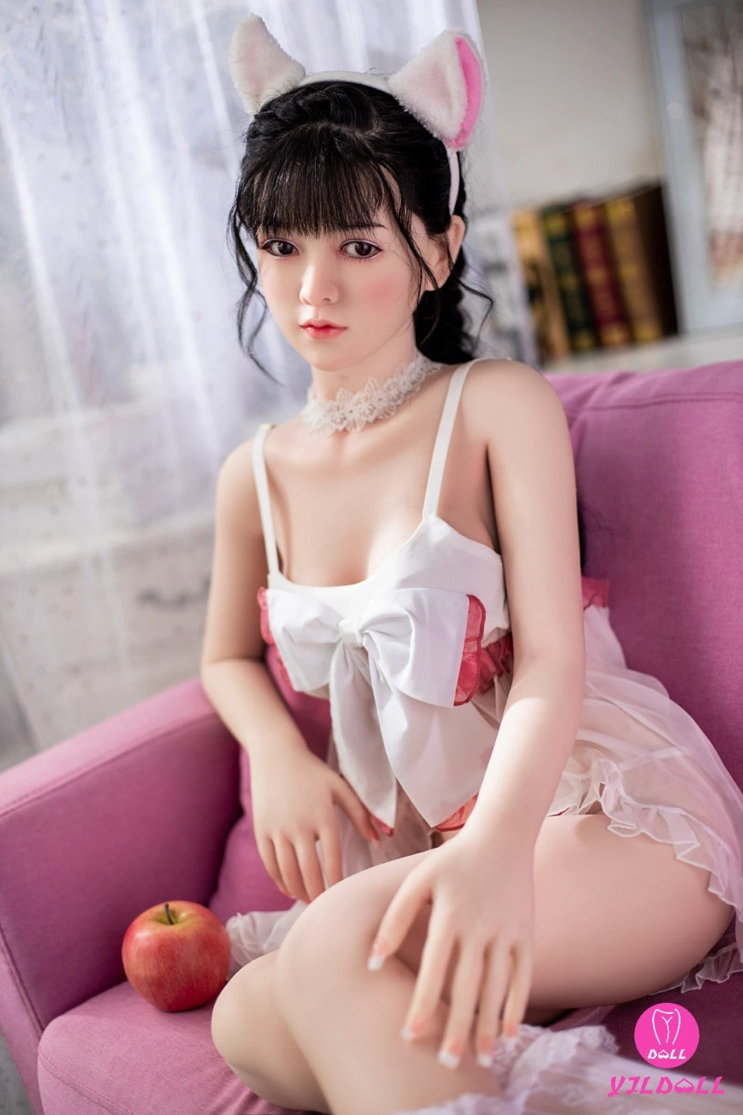 Nathalie seksnukk (YJL Doll 148 cm C-Cup #420 TPE + silikoon)