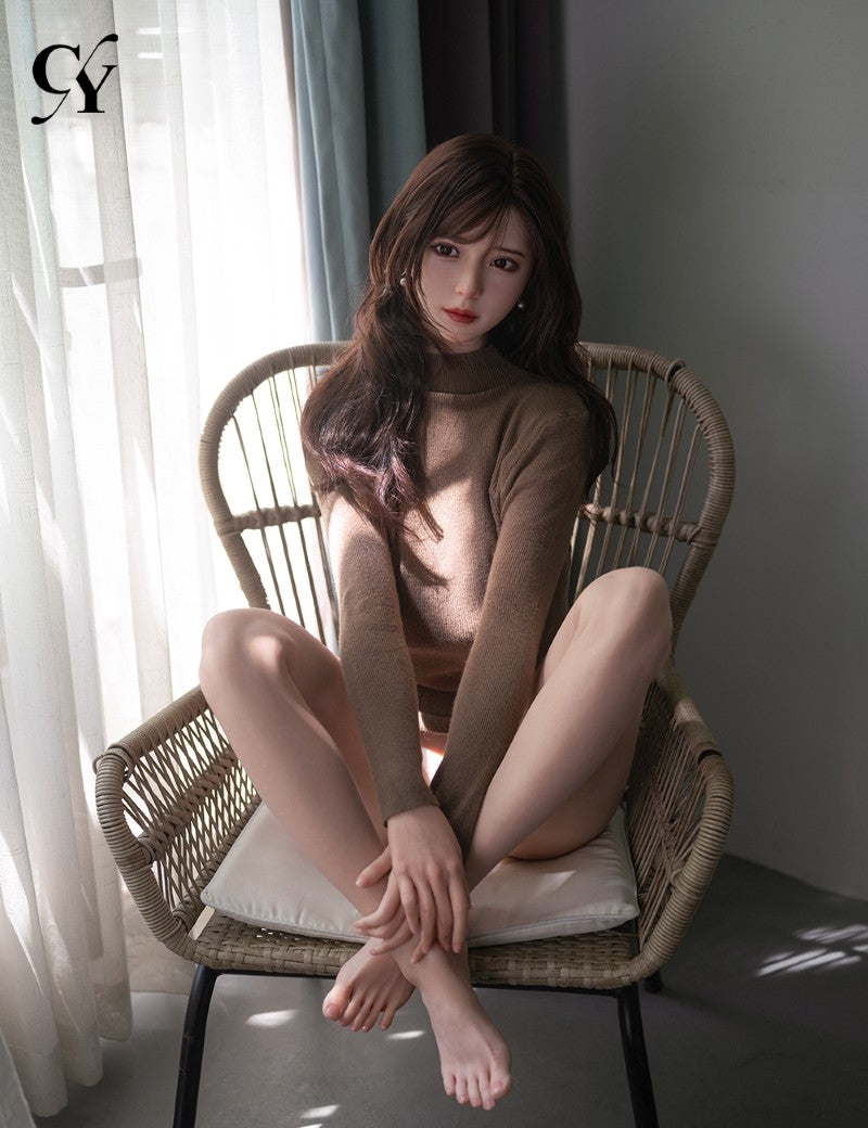Una Sexdocka (TOP CYDOLL 168cm F-kupa TPE+Silikon)