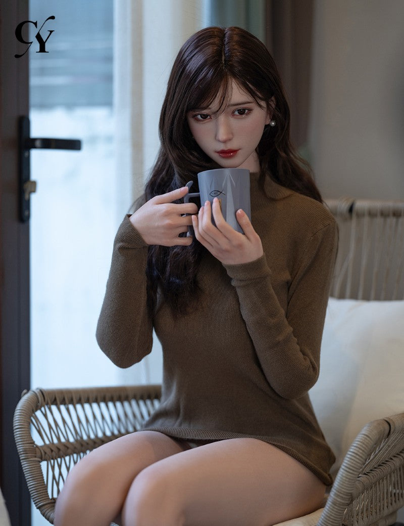 Una Sexdocka (TOP CYDOLL 168cm F-kupa TPE+Silikon)