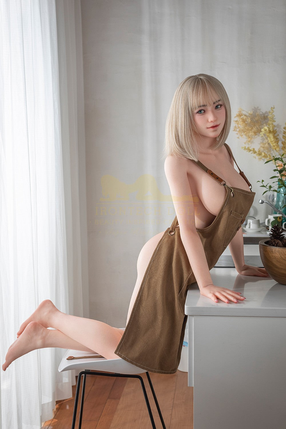Sylvia seksnukk (Irontech Doll 159 cm G-Cup S43 silikoon)