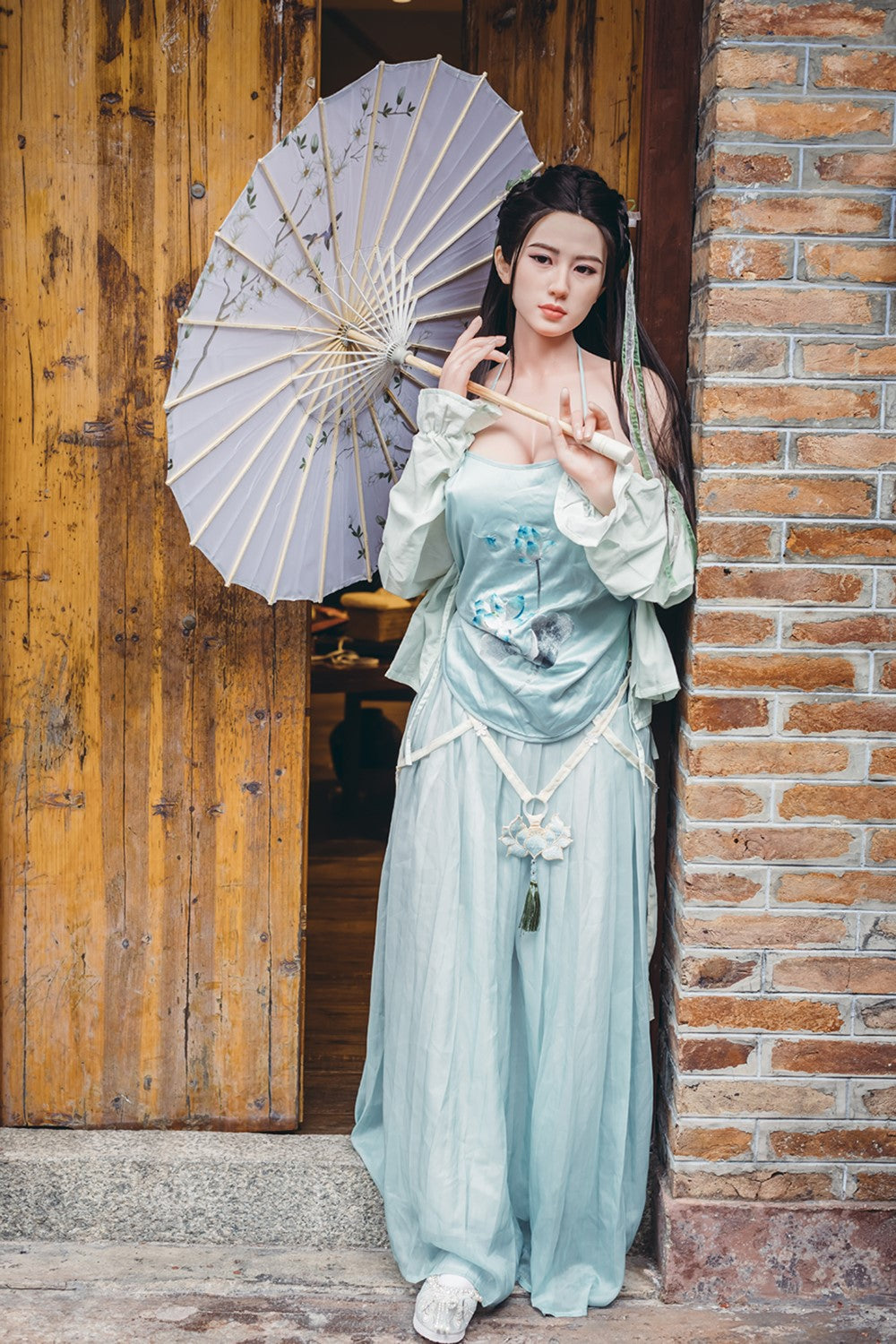Yuyan Sexdocka (Starpery 163cm G-kupa TPE+Silikon)