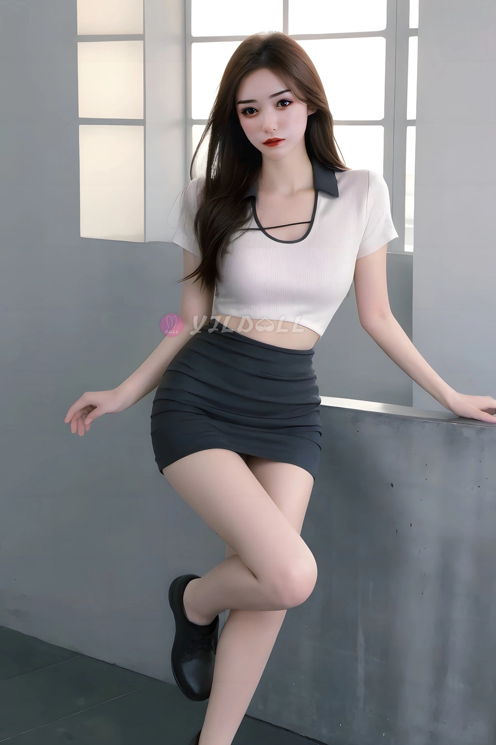 Wei Ling seksnukk (YJL Doll 155 cm C-Cup #879 silikoon)