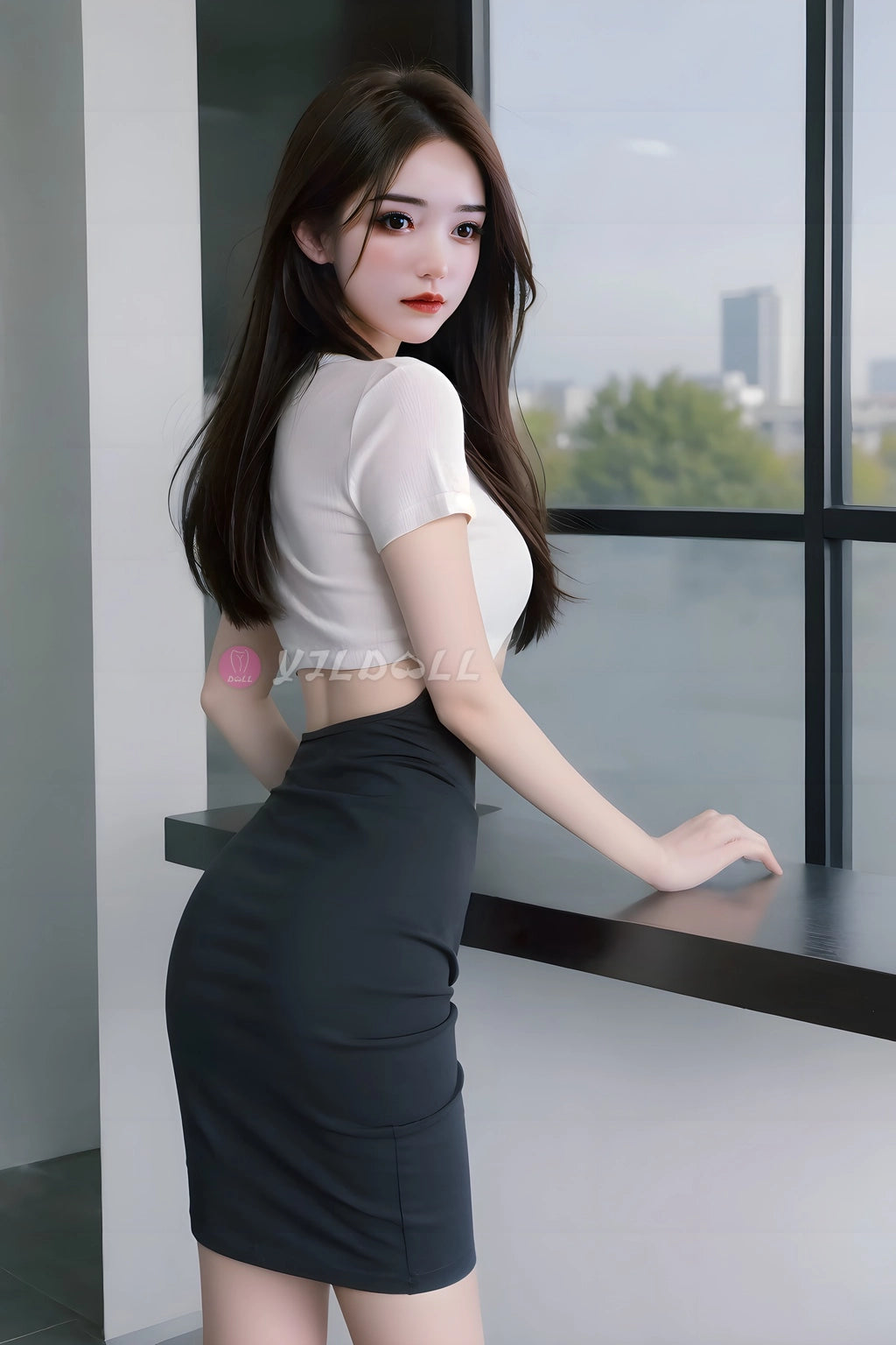 Wei Ling seksnukk (YJL Doll 155 cm C-Cup #879 silikoon)