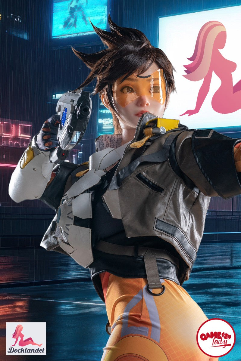 Tracer Sex Doll (Game Lady 167cm D-Cup nr.29-1 Silicone) Overwatch Real Doll