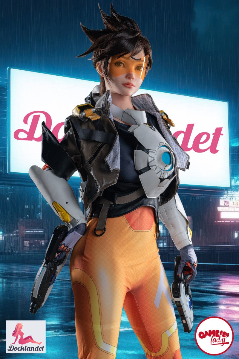 Tracer Sex Doll (Game Lady 167cm D-Cup nr.29-1 Silicone) Overwatch Real Doll
