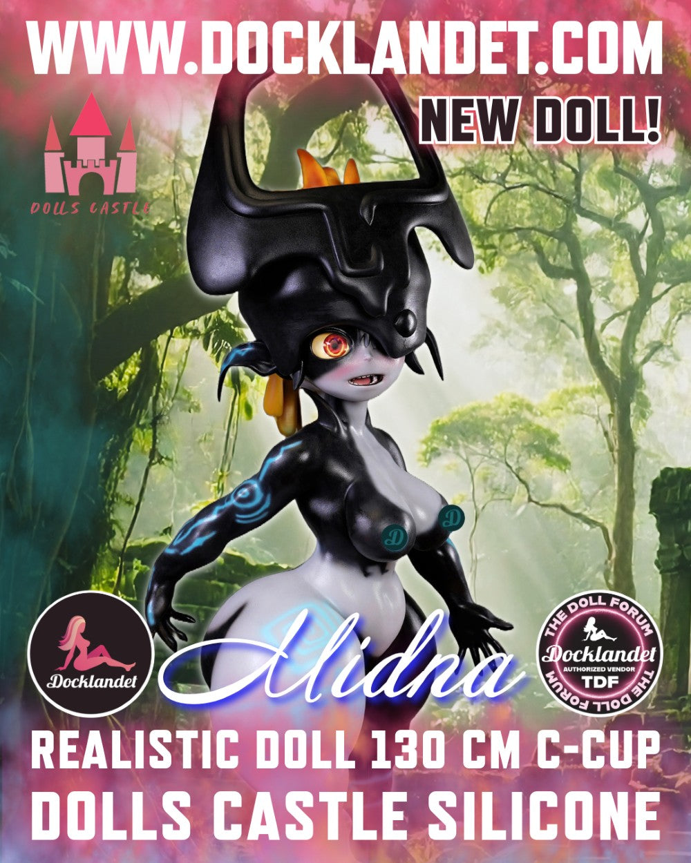 Midna seksinukk (Dolls Castle 130 cm C-Cup #SZ6 silikoon)