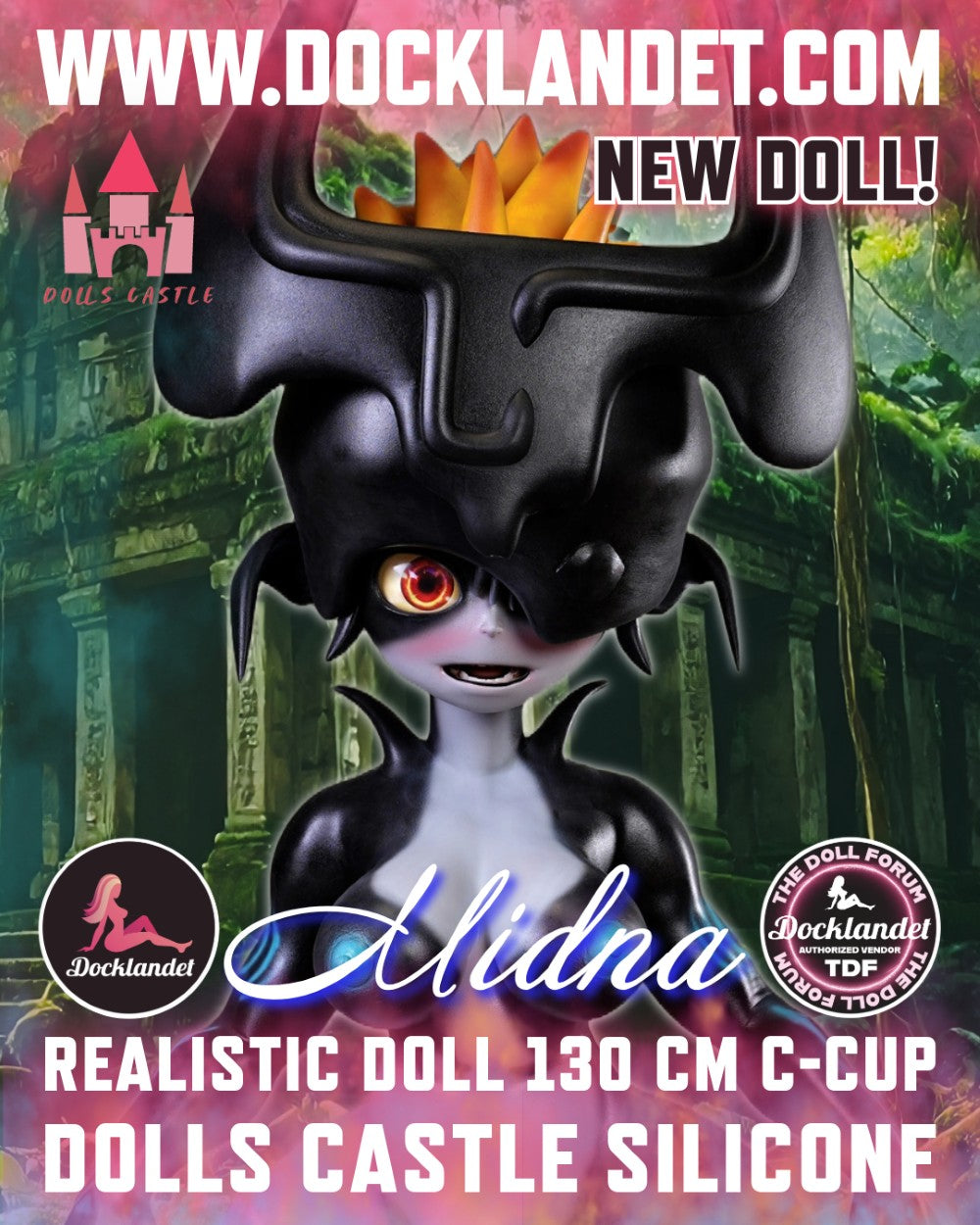 Midna seksinukk (Dolls Castle 130 cm C-Cup #SZ6 silikoon)