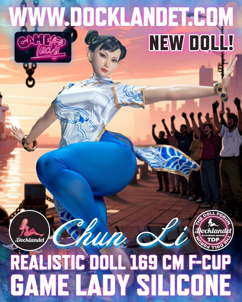 Chun Li Sex Doll (Game Lady 169cm F-Cup nr.33-1 Silicone) Street Fighter Life Size Nukk
