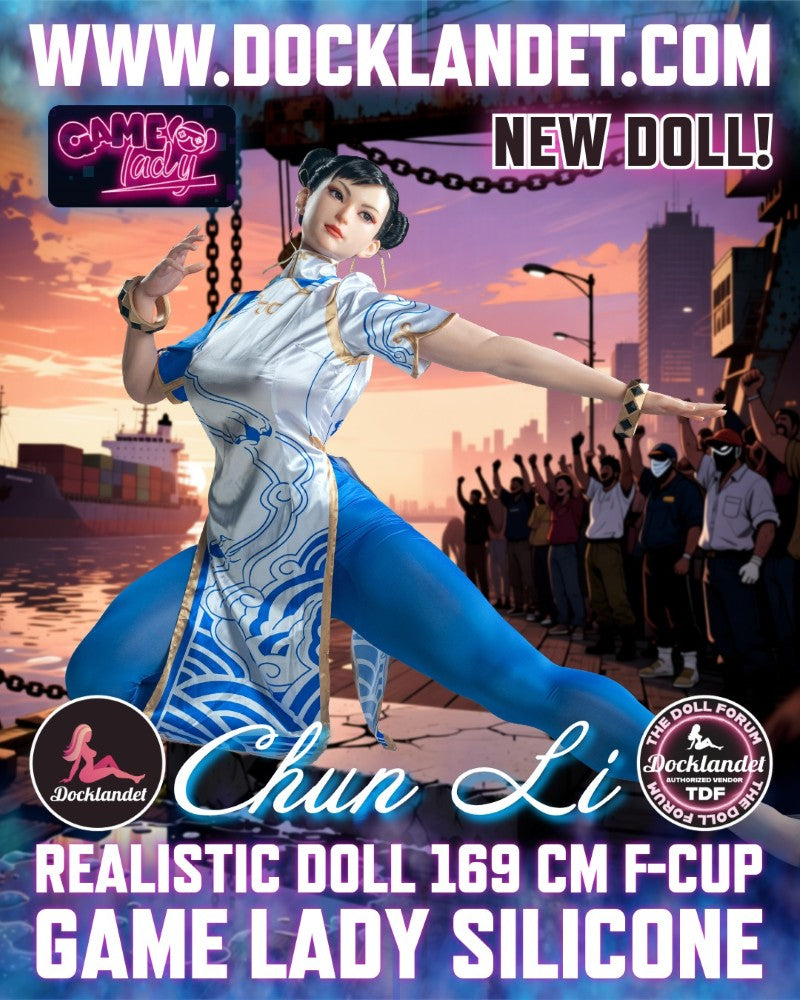 Chun Li Sex Doll (Game Lady 169cm F-Cup nr.33-1 Silicone) Street Fighter Life Size Nukk