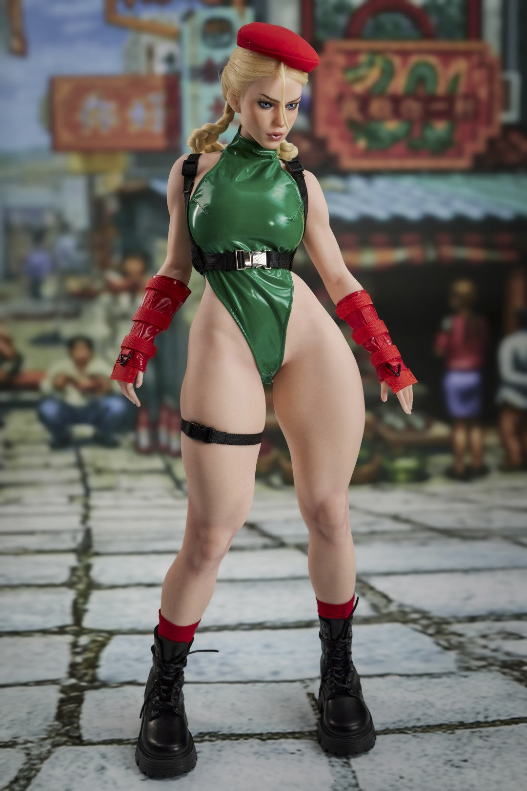 Cammy seksnukk (Climax Doll Mini 70cm D-tass silikoon)