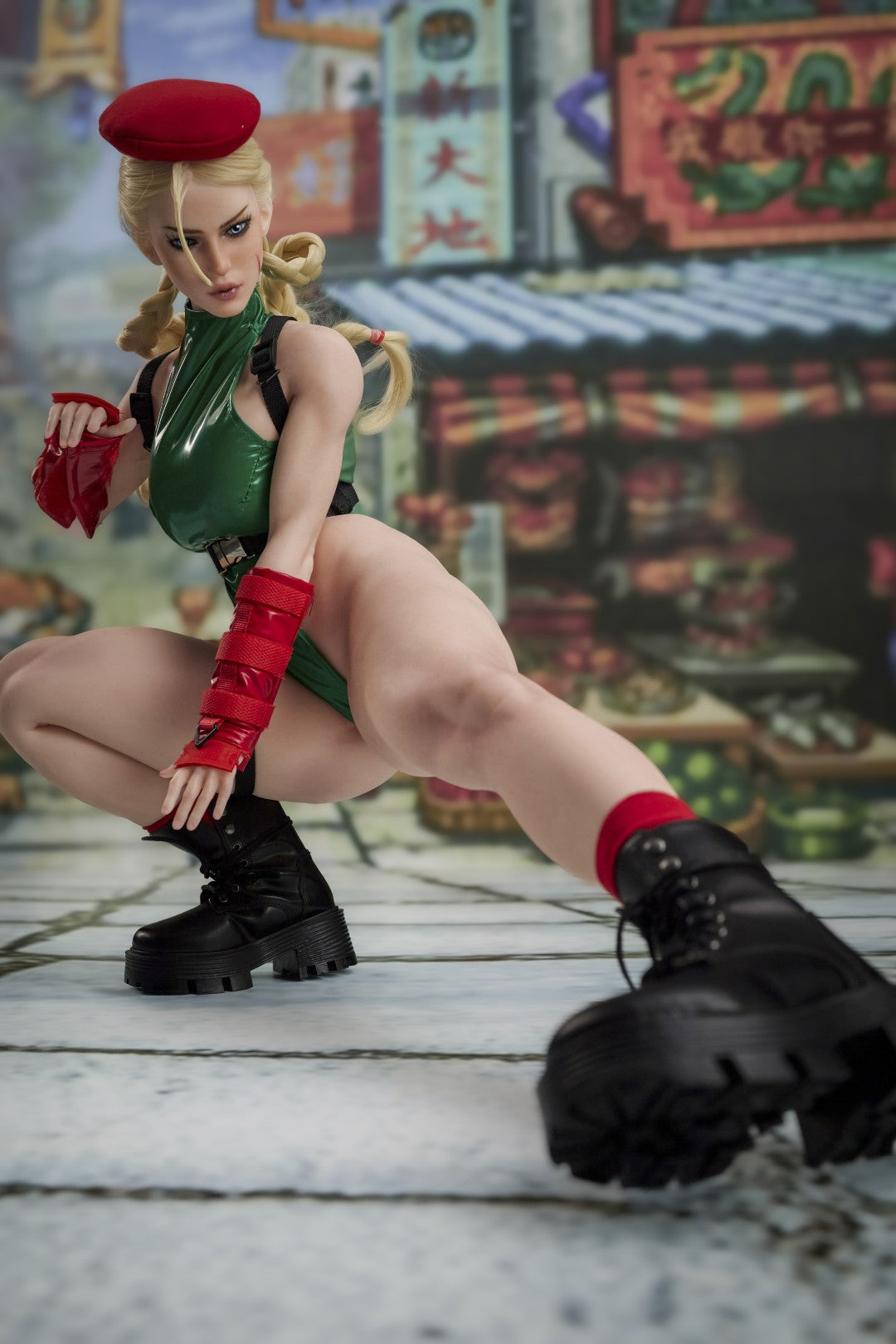Cammy seksnukk (Climax Doll Mini 70cm D-tass silikoon)