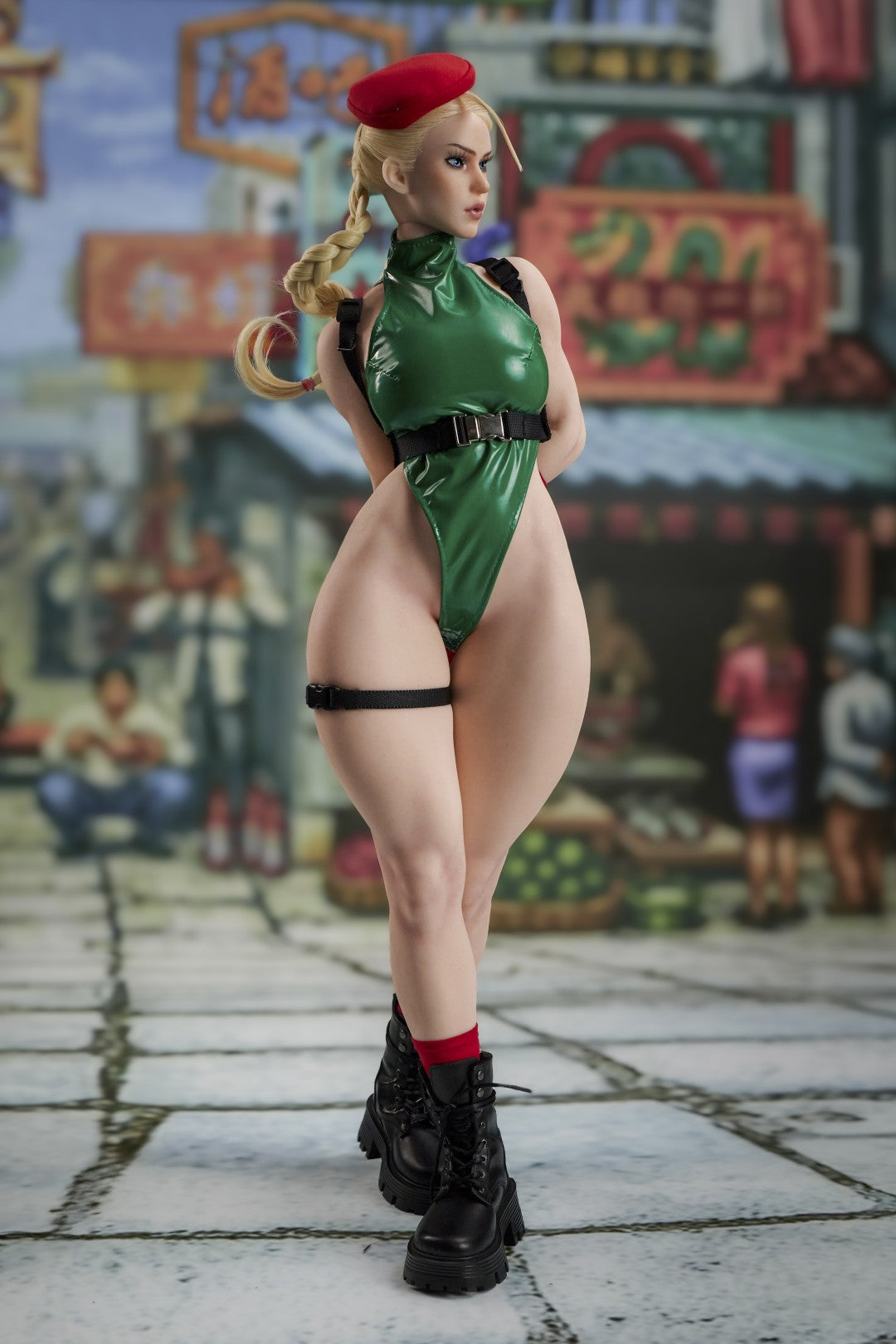 Cammy seksnukk (Climax Doll Mini 70cm D-tass silikoon)