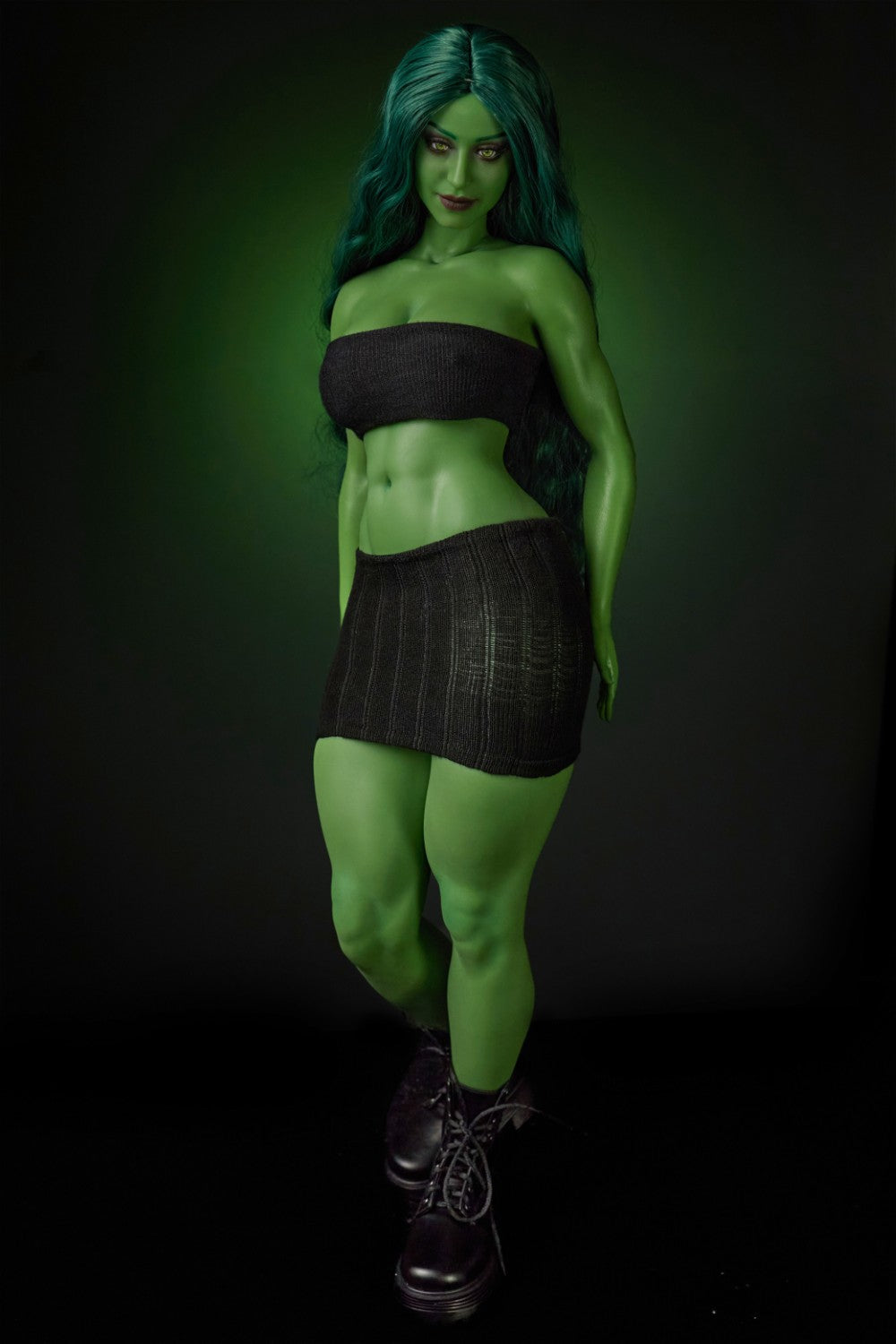 She Hulk Sexdocka (Climax Doll Mini 70cm D-kupa Silikon)