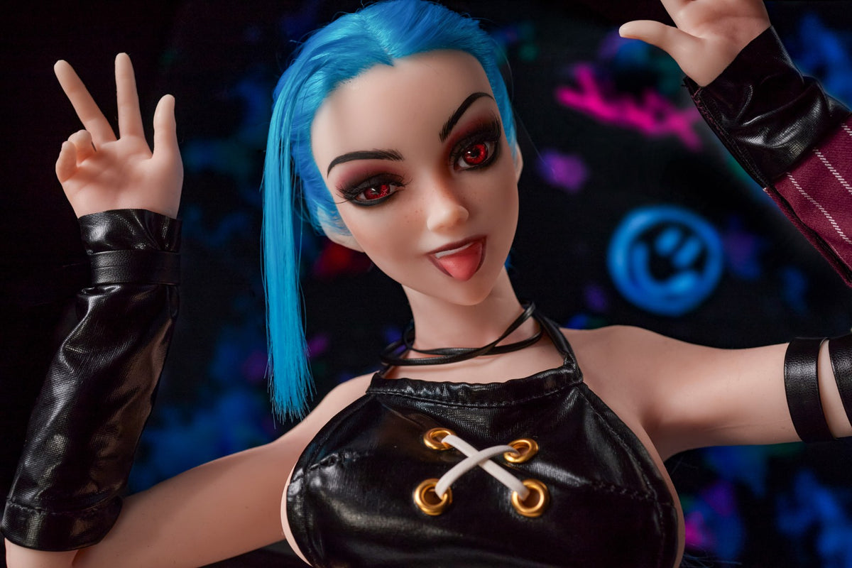 Jetta seksnukk (Climax Doll Mini 70cm D-tass silikoon)
