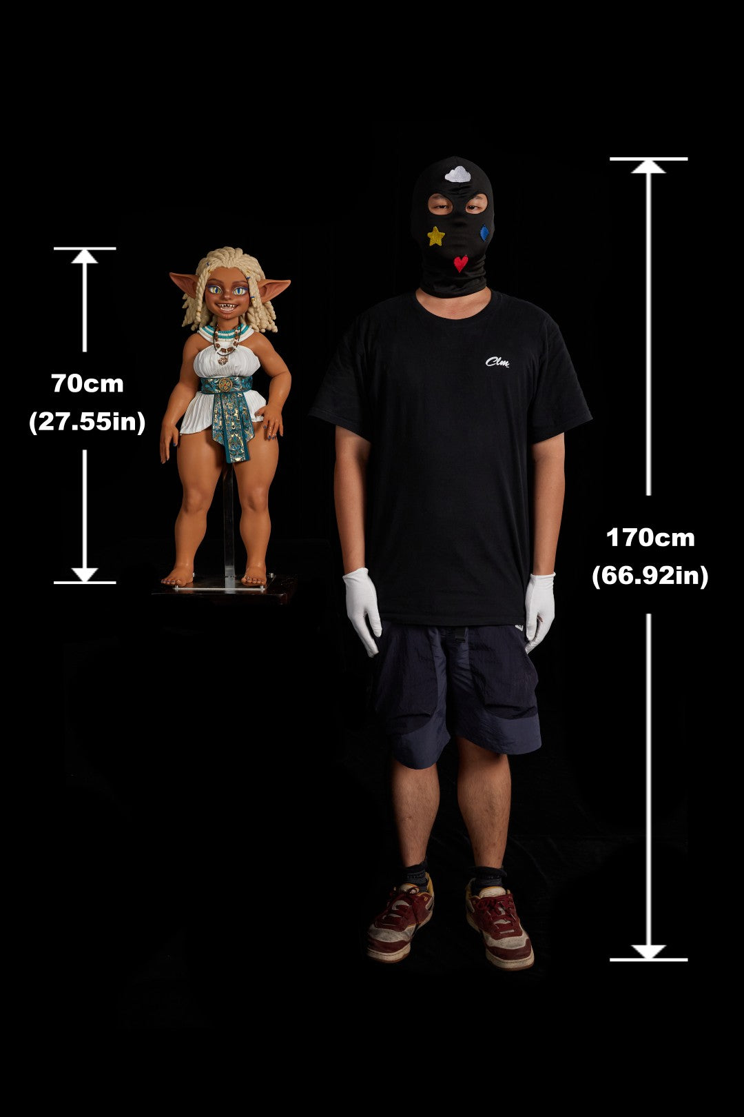 Kaela seksnukk (Climax Doll Mini 70cm V-tass silikoon)