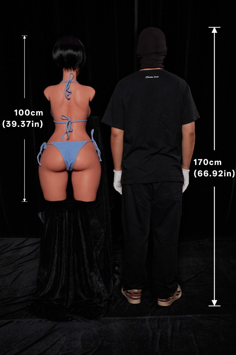 Livia Torso Sex Doll (Climax Nukk ULW 100cm E tass silikoon)