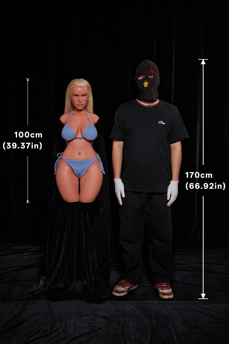 Fiora Torso seksnukk (Climax Nukk ULW 100cm E tass silikoon)