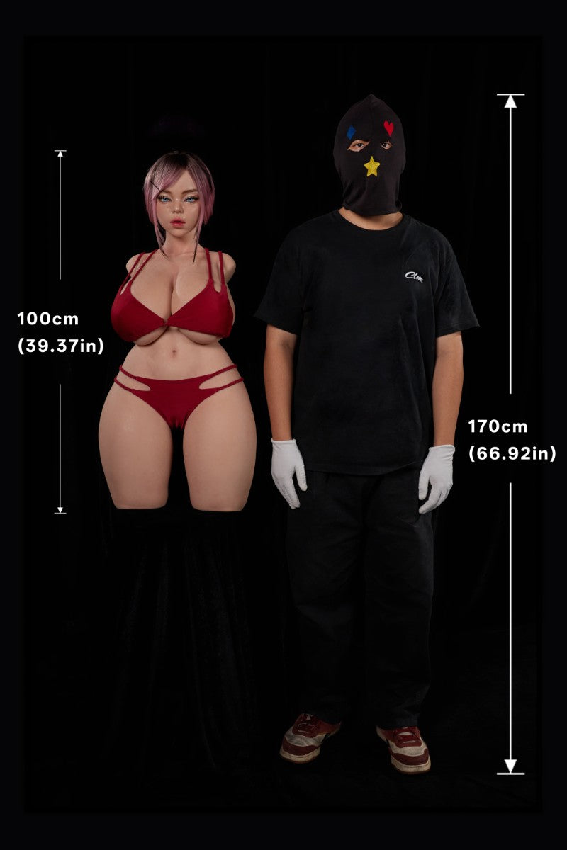 Rhea torso seksnukk (Climax Nukk ULW 100cm K-tass silikoon)
