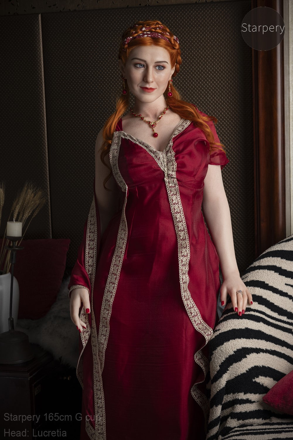 Lucretia seksnukk (Starpery 165 cm G-tass TPE + silikoon)