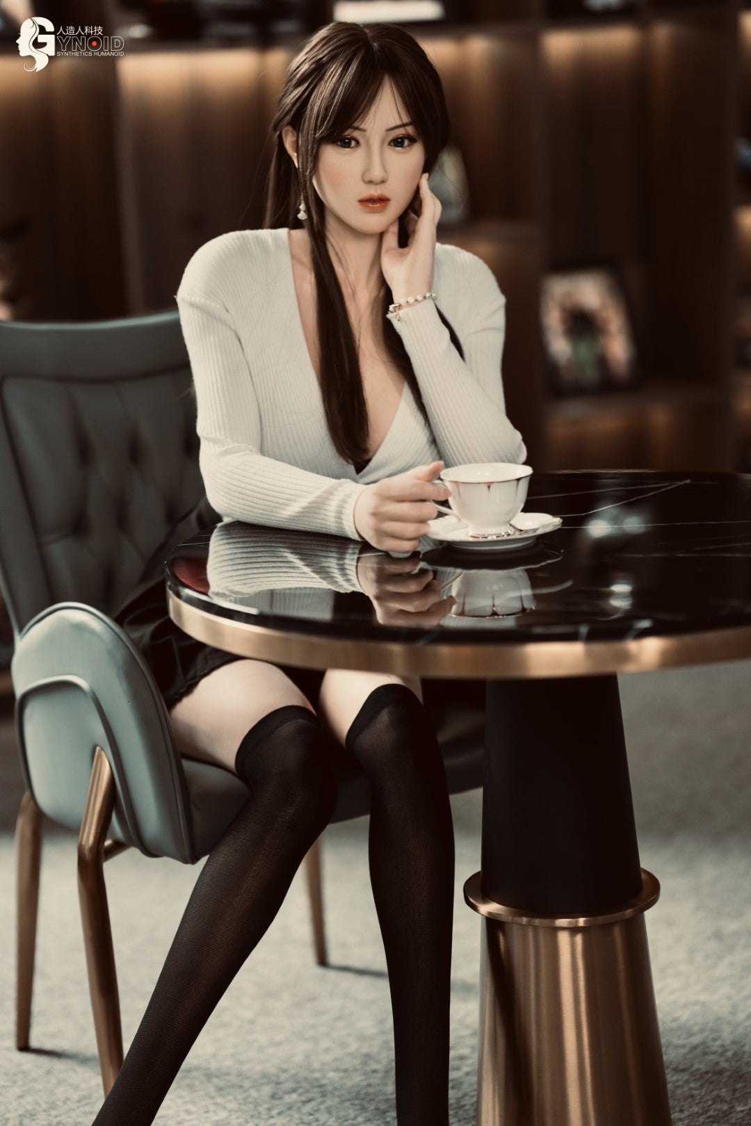 Seksnukk Leyla Model 19R Deluxe (Gynoid Doll 168 cm F-Cup silikoon)
