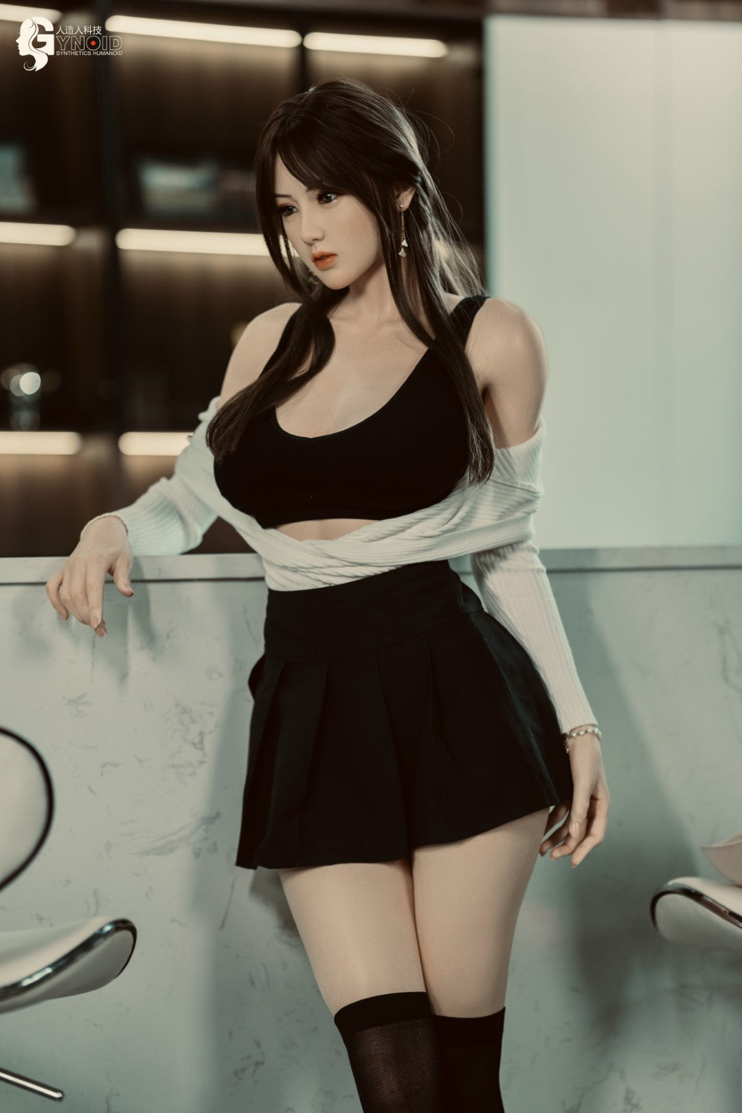 Seksnukk Leyla Model 19R Deluxe (Gynoid Doll 168 cm F-Cup silikoon)