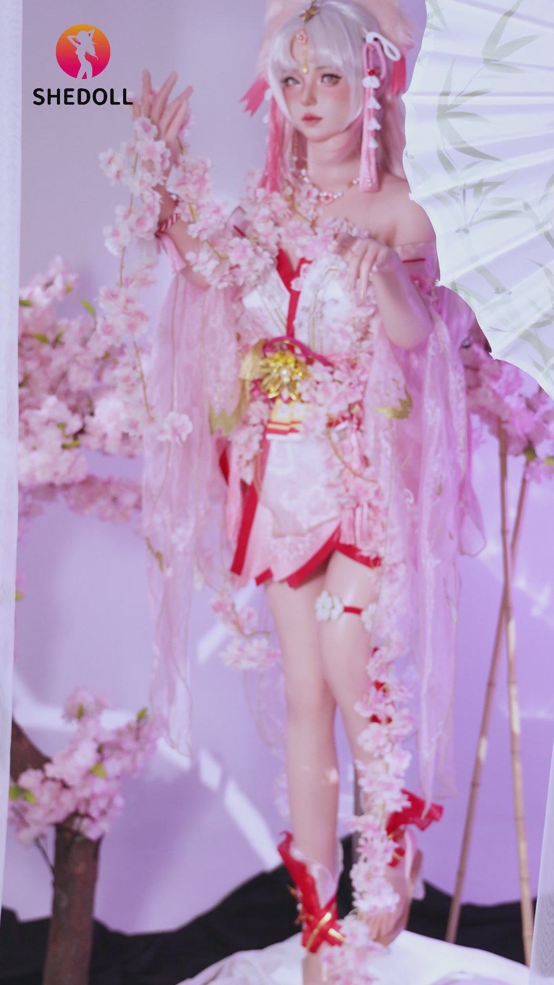 Kosame seksnukk (SHEDOLL 168cm D-Cup #SH143 2.0 Silikoon)