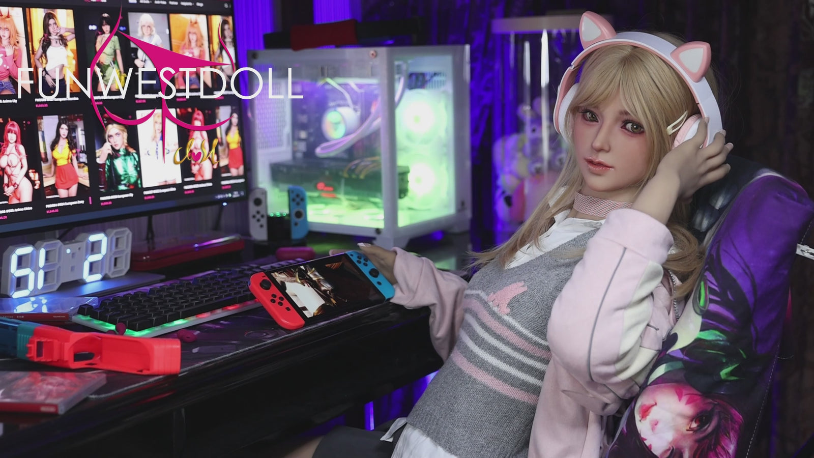 Alice Sex Doll (FunWest Doll 159 cm A-Cup #038 S-TPE) EXPRESS OUTLET