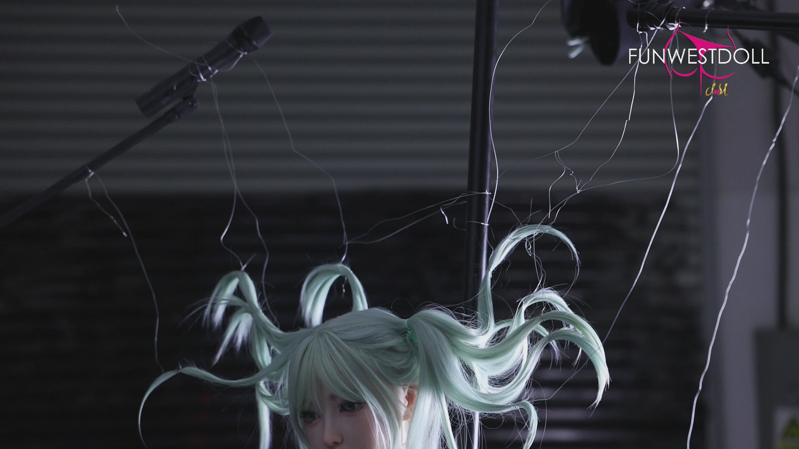 Hatsune Miko seksnukk (FunWest Doll 159 cm A-Cup #041S silikoon)