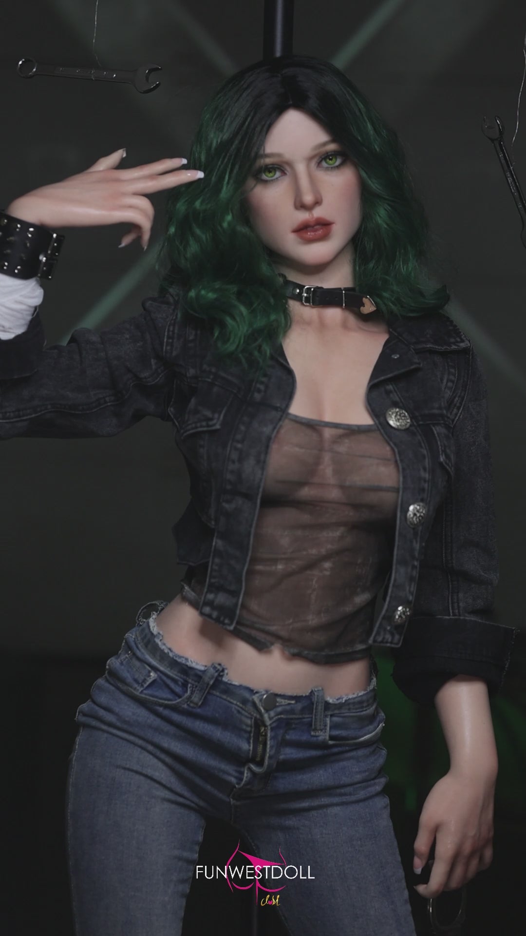 Alexa seksnukk (FunWest Doll 157 cm D-Cup #045S silikoon)