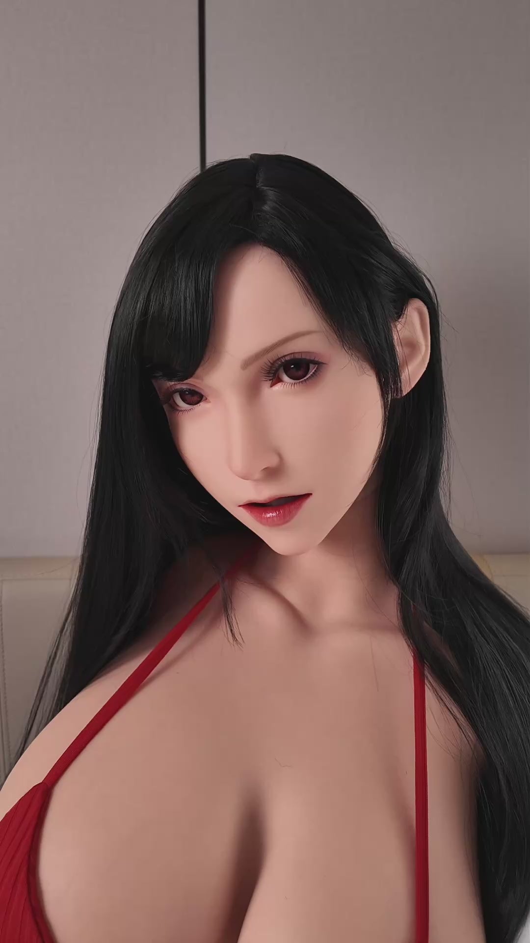 Tifa Torso Sex Doll (Game Lady 106 cm F-Cup nr 25 silikoon)