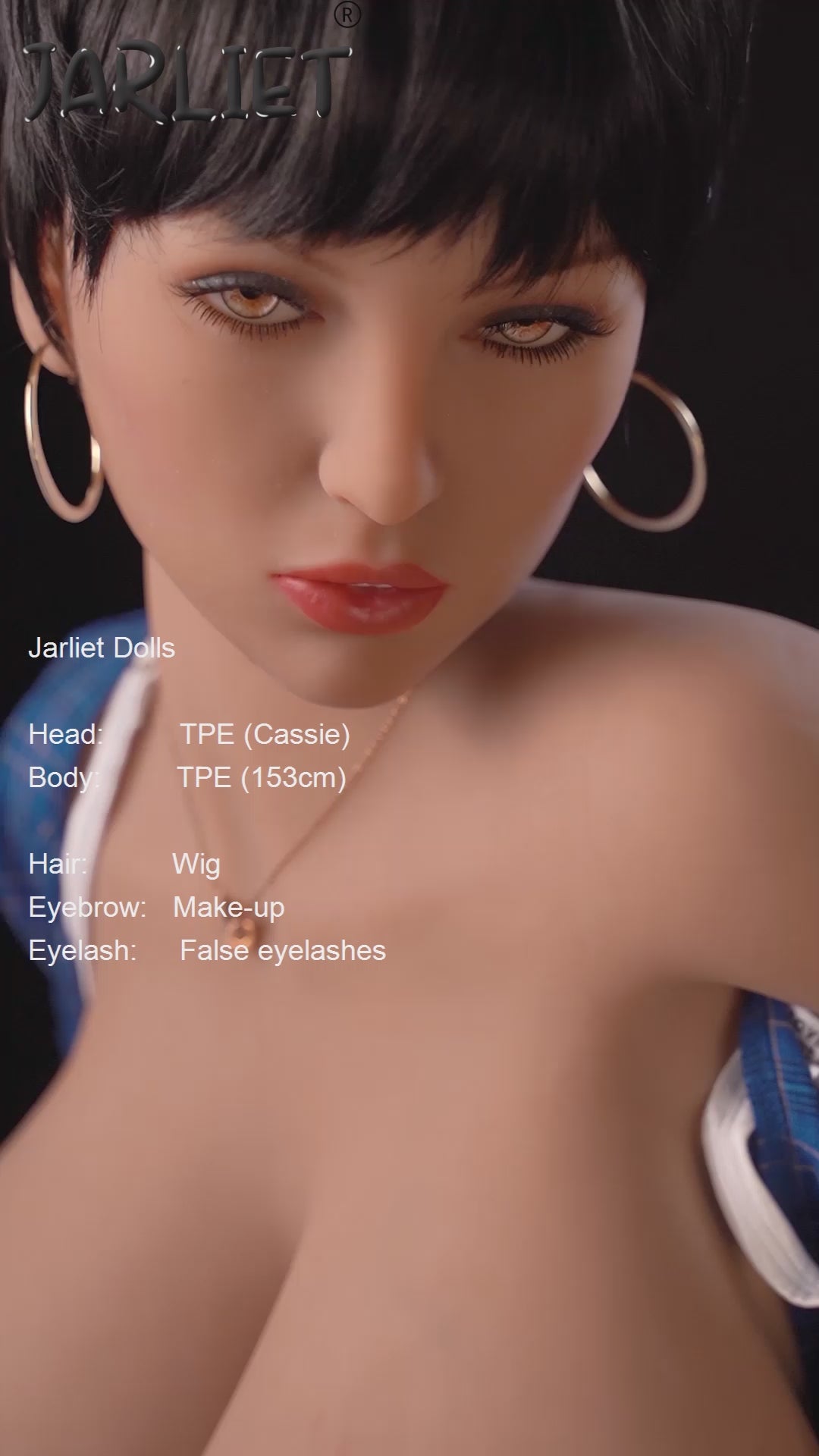Cassie seksnukk (Jarliet 153 cm K-Cup TPE)