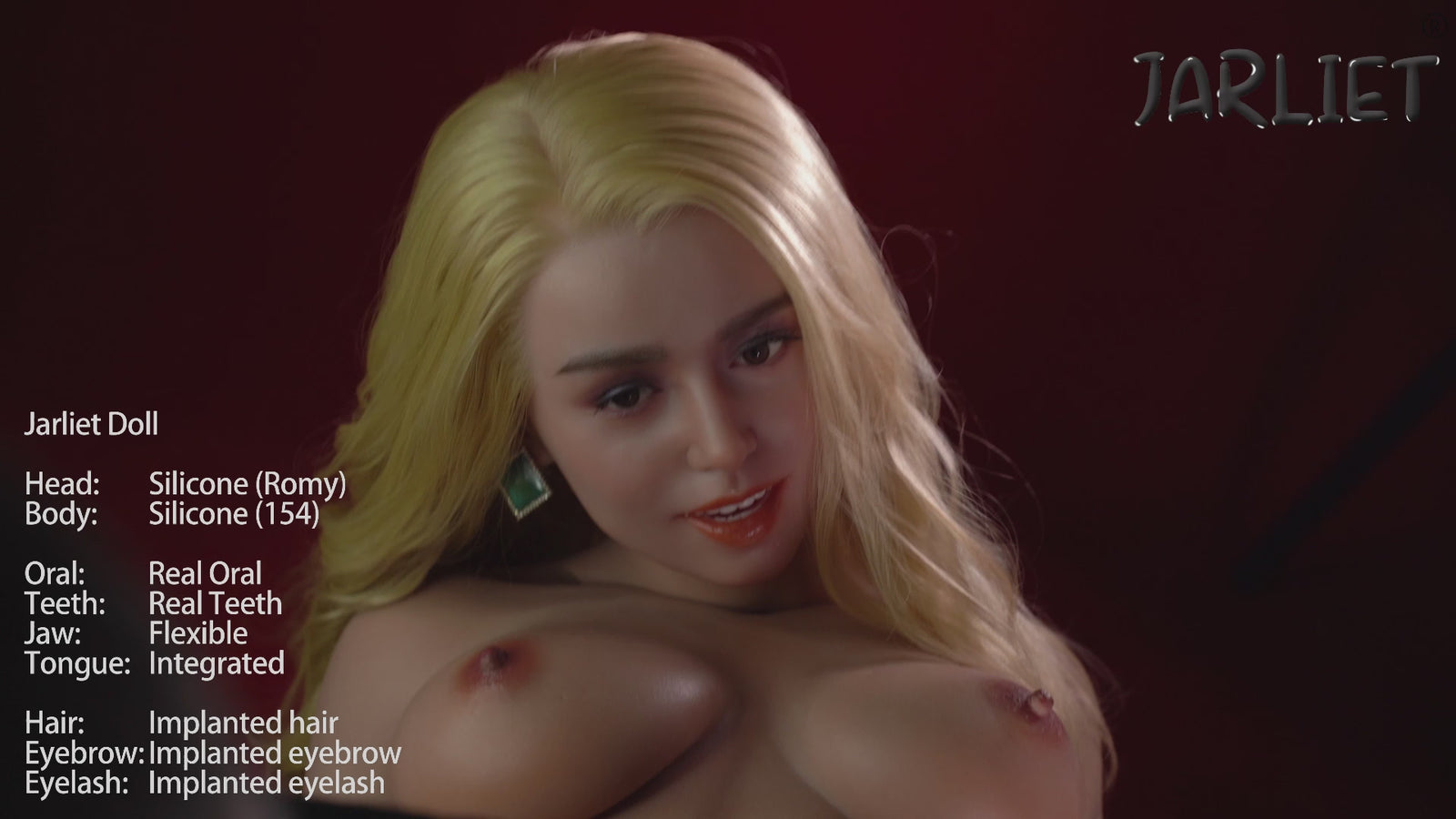 Romy seksnukk (Jarliet 154 cm C-Cup silikoon)