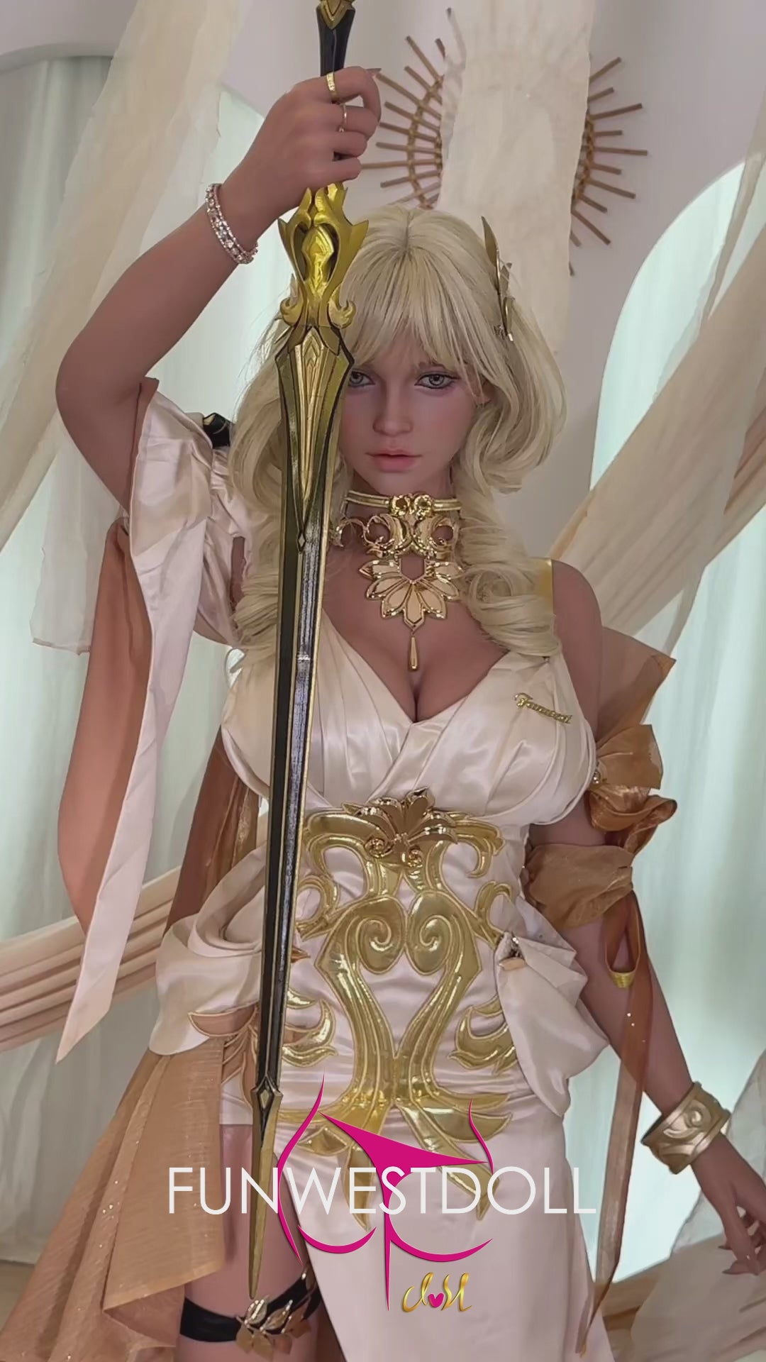 Bella Sexdocka (FunWest Doll 157cm G-Kupa #037SJ RST Silikon)