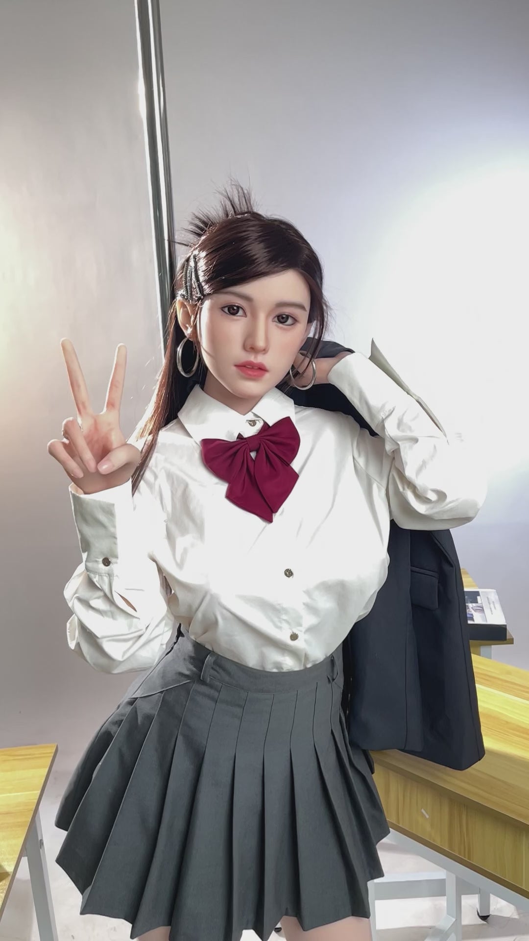 Nina seksnukk (Starpery 171 cm D-tass TPE + silikoon)