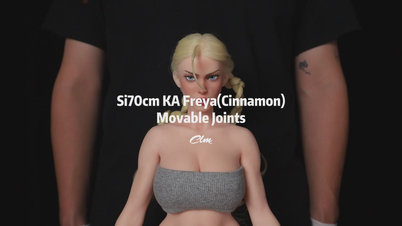 Cammy seksnukk (Climax Doll Mini 70cm D-tass silikoon)