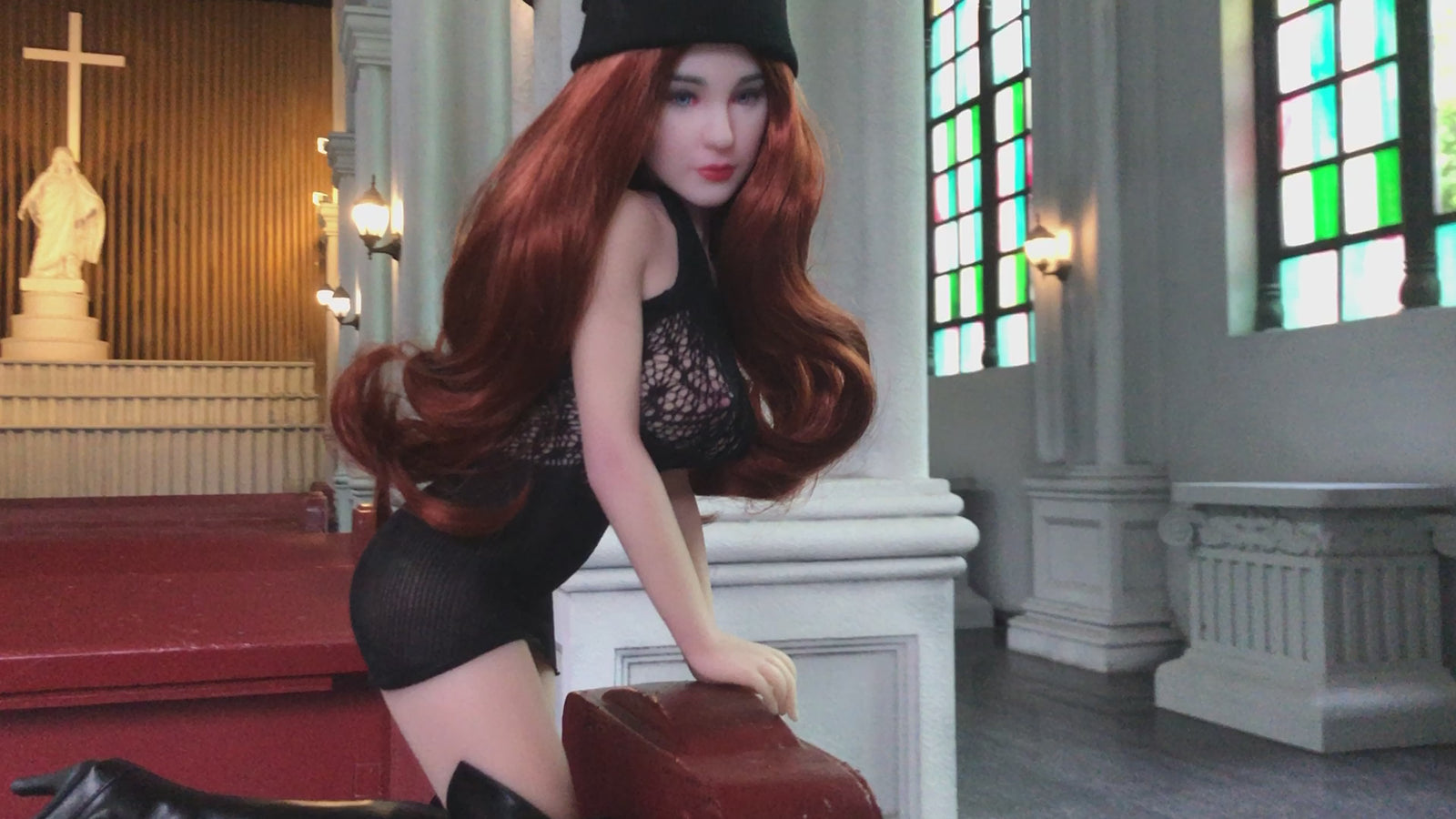 Mani Sexdocka (Climax Doll Mini 60cm F-kupa Silikon)