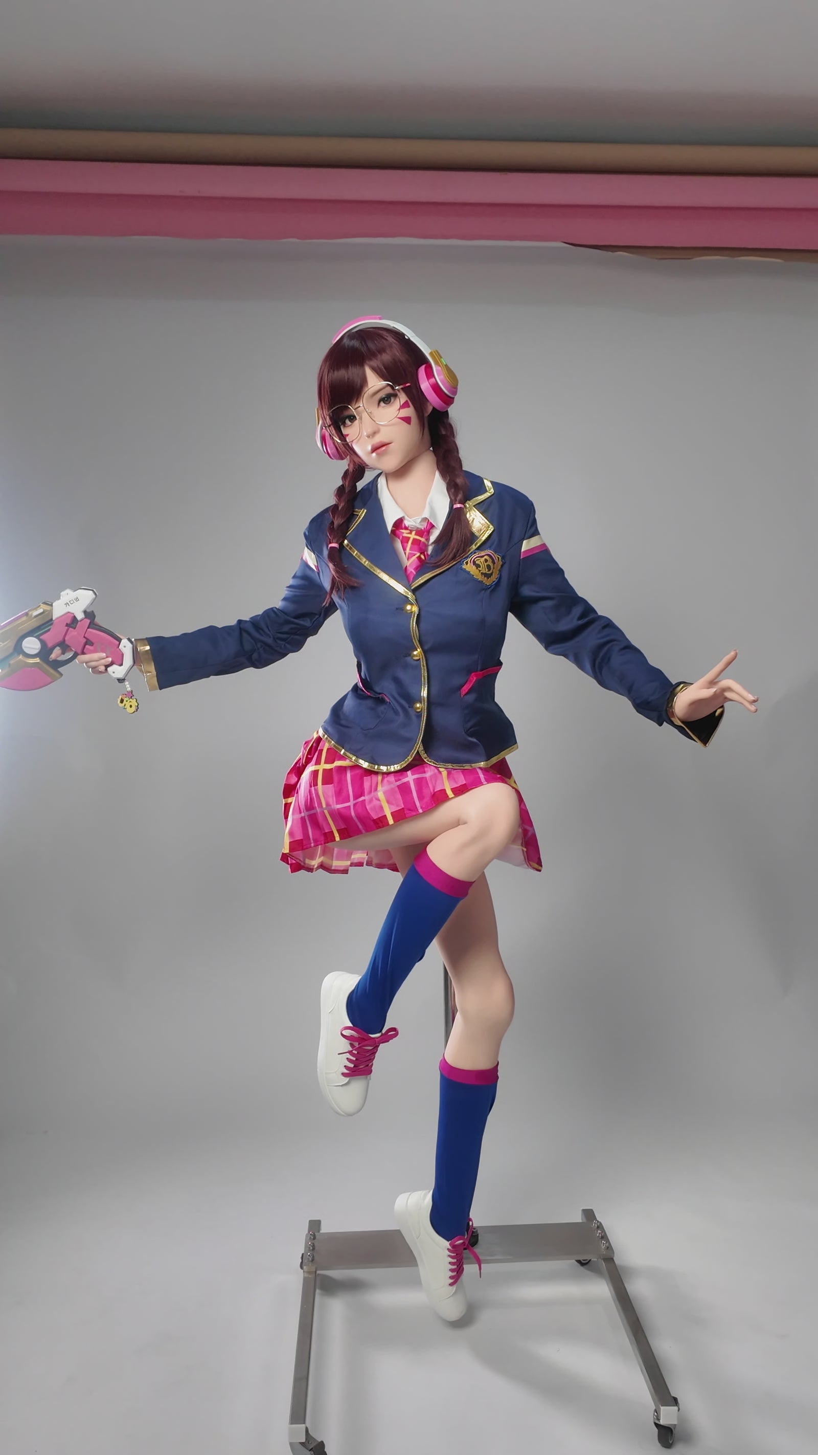 D.Va Hana Song Sex Doll (Game Lady 166 cm E-Cup nr 23 silikoon)