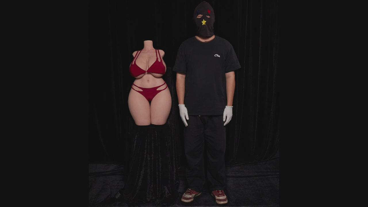 BBW Torso seksnukk (Climax Nukk ULW 80cm K-tass silikoon)