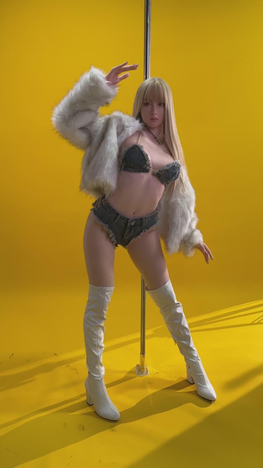 Yvonne seksnukk (Zelex 170 cm C-Cup GE07-1 silikoon)