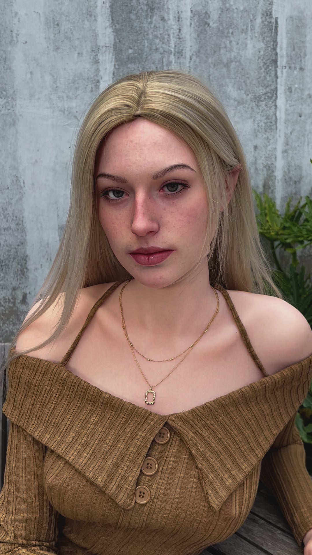 Evelina seksnukk (Zelex 175 cm E-Cup GE41-1 silikoon)