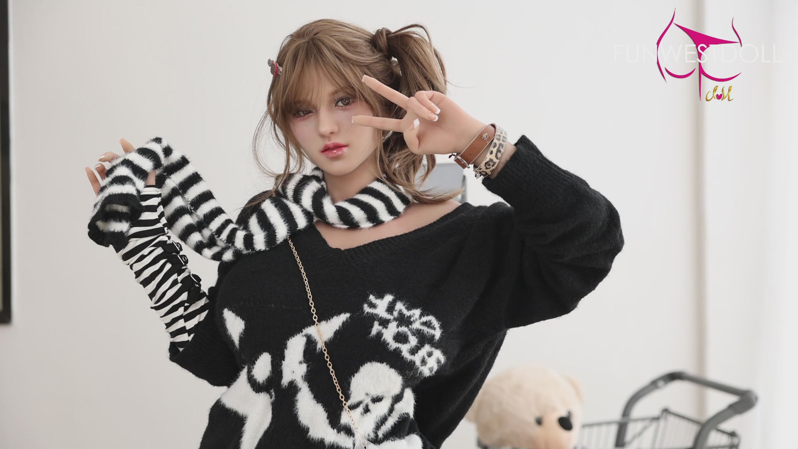 Clara seksnukk (FunWest Doll 163 cm G-Cup #050 TPE)